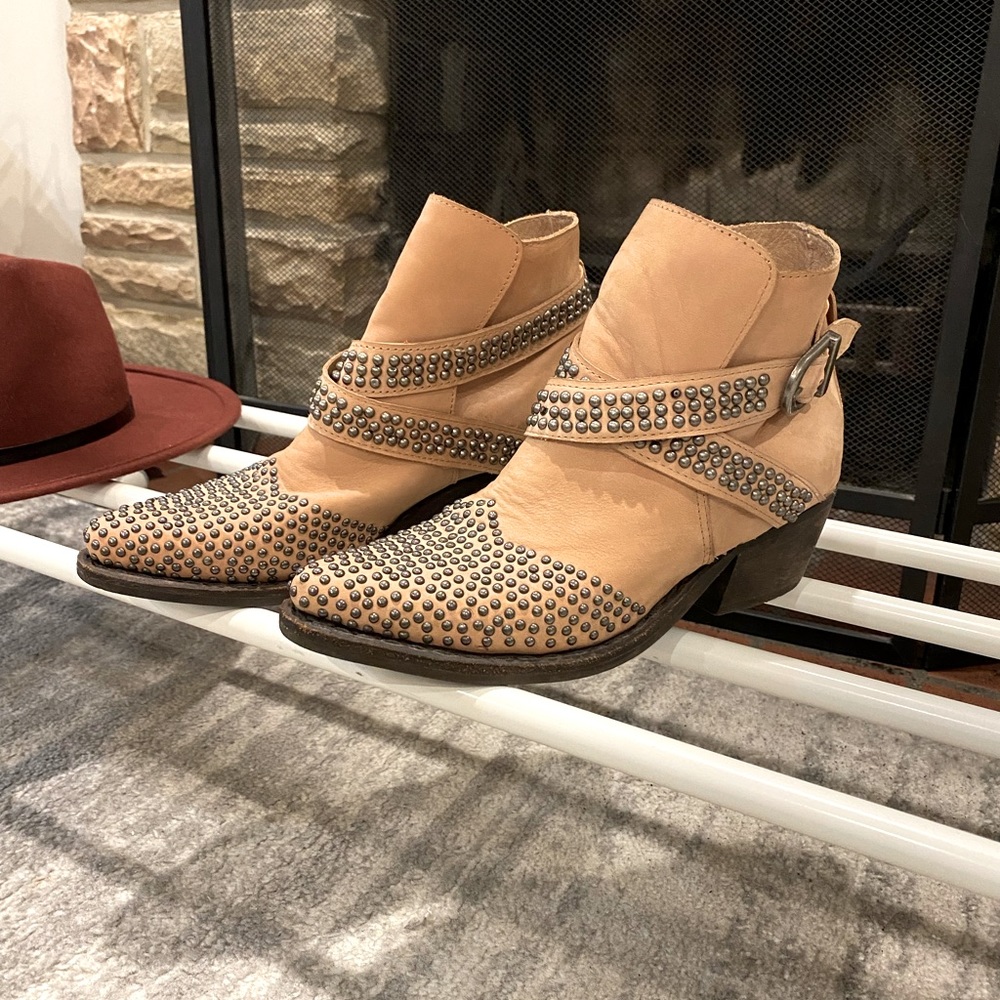 Free People Studded Boots